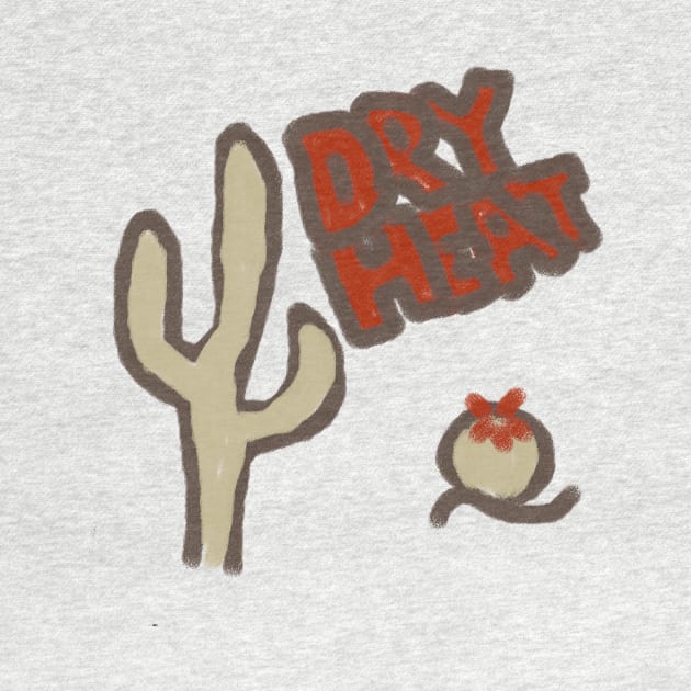 Desert Graffiti Graphic - "Dry Heat" by LochNestFarm